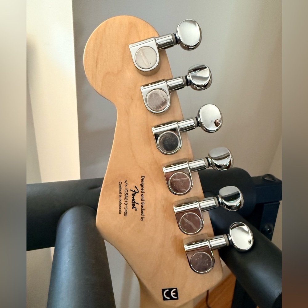 Fender Squier Mini Jazzmaster HH Electric Guitar - Blue - Picture 5 of 7